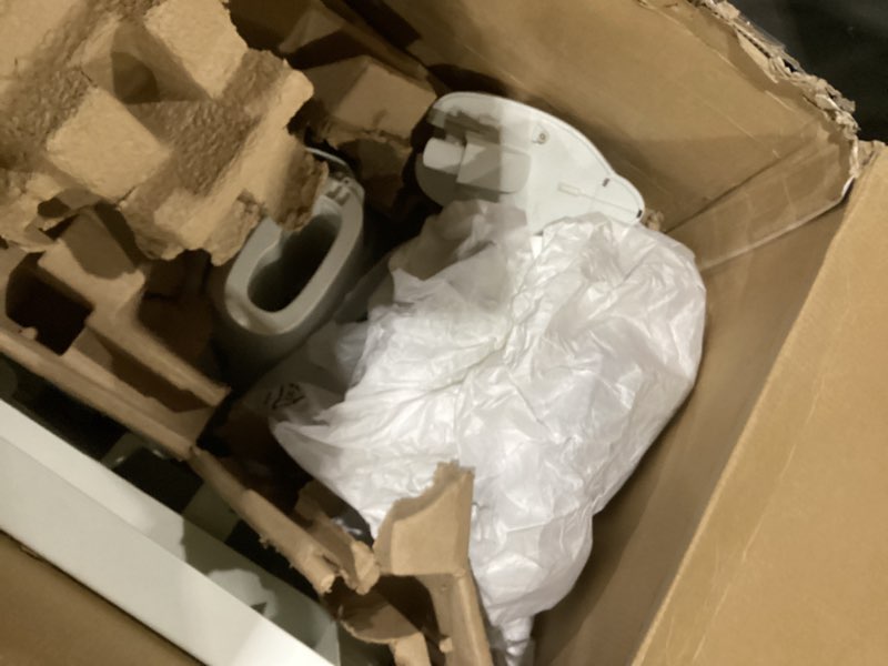 Condition photo showing As Is for not tested incomplete rowenta ixeo vision steamer for clothes with ironing board, all-in-one steaming & ironing,