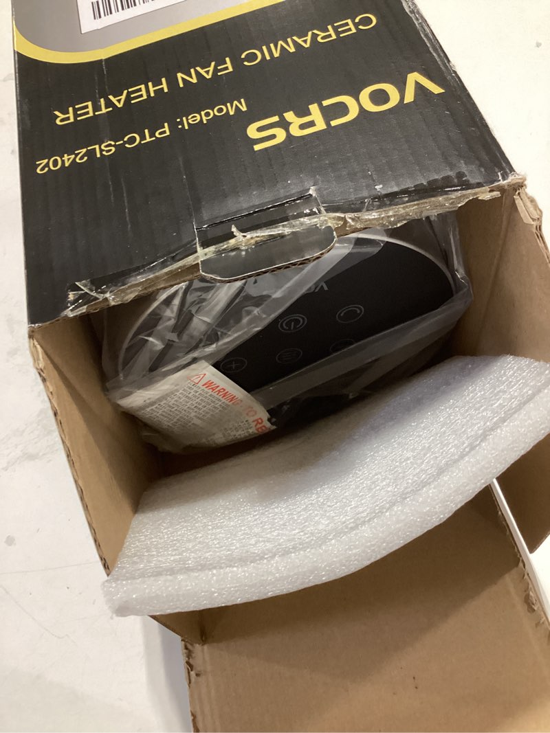 Condition photo showing Good Condition for Space Heater for Indoor Use with Remote - 70° Oscillating Tower Electric Heater, 24 Inchs, 12H Timer, 1500W Quiet PTC Ceramic Heating with Thermostat, Fast Safety Heat for Office, Home, Bedroom