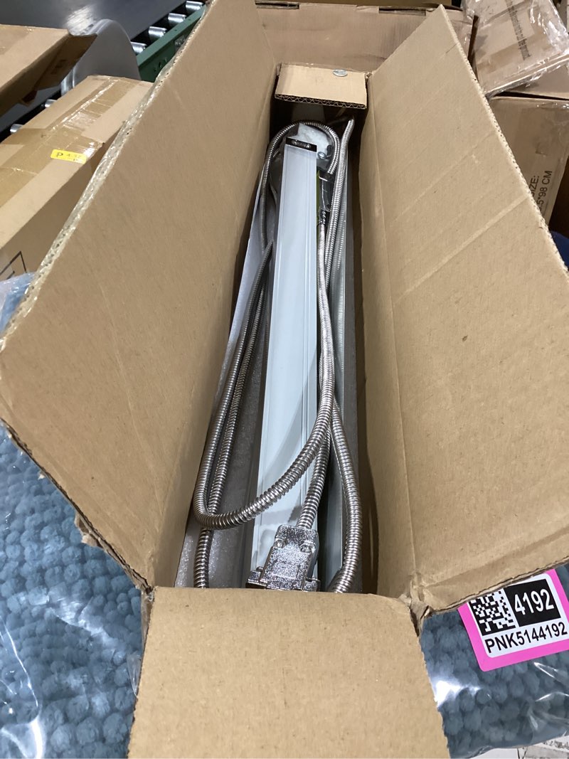 Condition photo showing Good Condition for digital readout 2 axis 3 axis dro display linear optical linear scale encoder 5um 420mm (16") travel length for milling mill machine lathe machine(420mm)