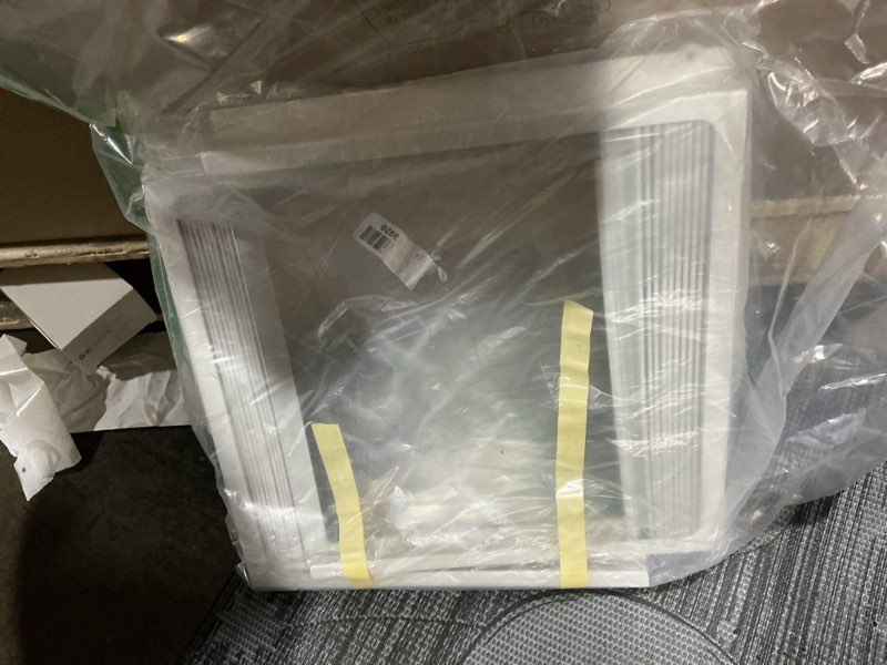 Condition photo showing Good Condition for mxclimate window air conditioner side panels with frame,window ac accordion filler curtain kit,adjustable insulation panels for window ac seal replacement screen (5,000 btu) 5000btu