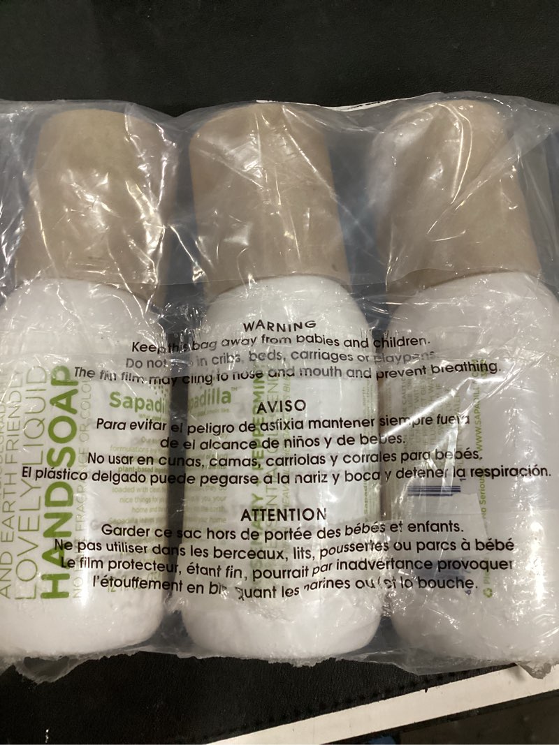 Sapadilla Liquid Hand Soap - Rosemary + Peppermint - Made with 100% Pure Essential Oil Blends, Clean