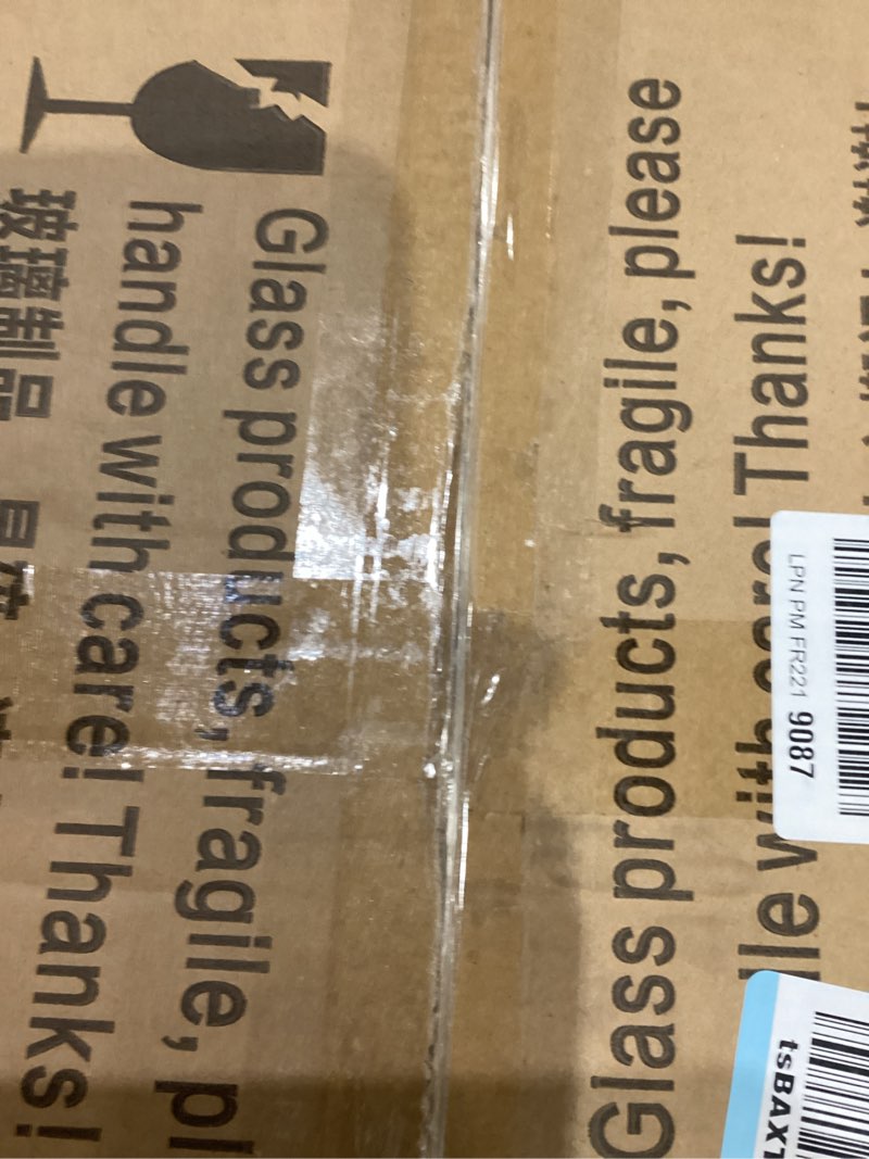Condition photo showing Good Condition for PHOSPHOR Hurricand Candle Holder 18 PCS, Glass Pillar Candle Holder, Clear Glass Cylinder Candleholder Glass Cylinder Vase for Centerpieces Wedding Party Decoration Clear 18pcs
