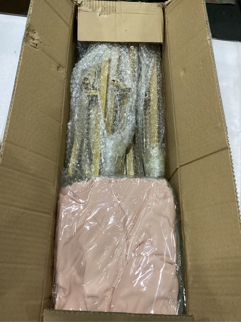 Condition photo showing New/Like New for Gisafai Set of 6 Metal Arch Backdrop Stand and Cover Wedding Chiara Arch Frame Backdrop Stand with Spandex Cover for Wedding Decor(4ft/5ft/6ft,Light Pink, Green, Gold) 4ft/5ft/6ft Light Pink, Green, Gold