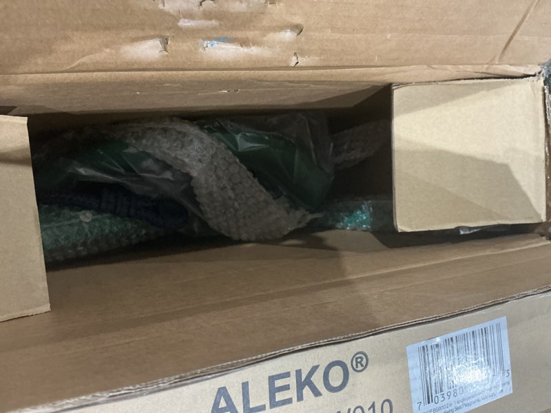 Condition photo showing New/Like New for aleko toddler swing playground outdoor accessory | child baby | blue and green | bsw01
