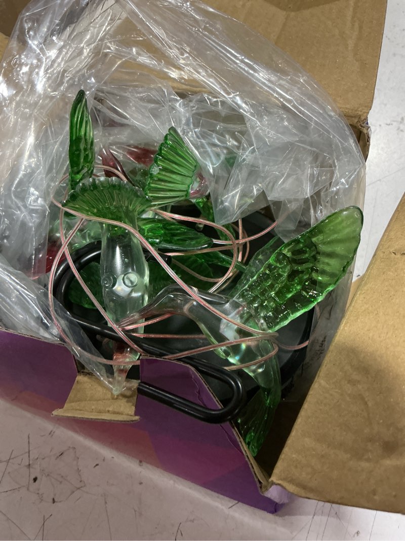 Condition photo showing New/Like New for gifts for grandma mom nana wife sister, mother birthday gardening hummingbird gifts for women, winzwon wind chimes solar lights outdoor decor for garden patio yard porch multicolor - hummingbird