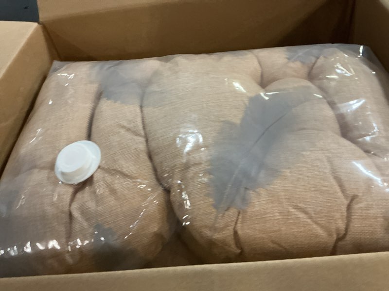 Condition photo showing New/Like New for Fumete 8 Pcs 16 Inch Round Floor Cushions for Kids and Toddlers, Flexible Seating Classroom Furniture Floor Pillow for Home, Daycare, Preschool, Yoga and Meditation (Flax) Flax 8