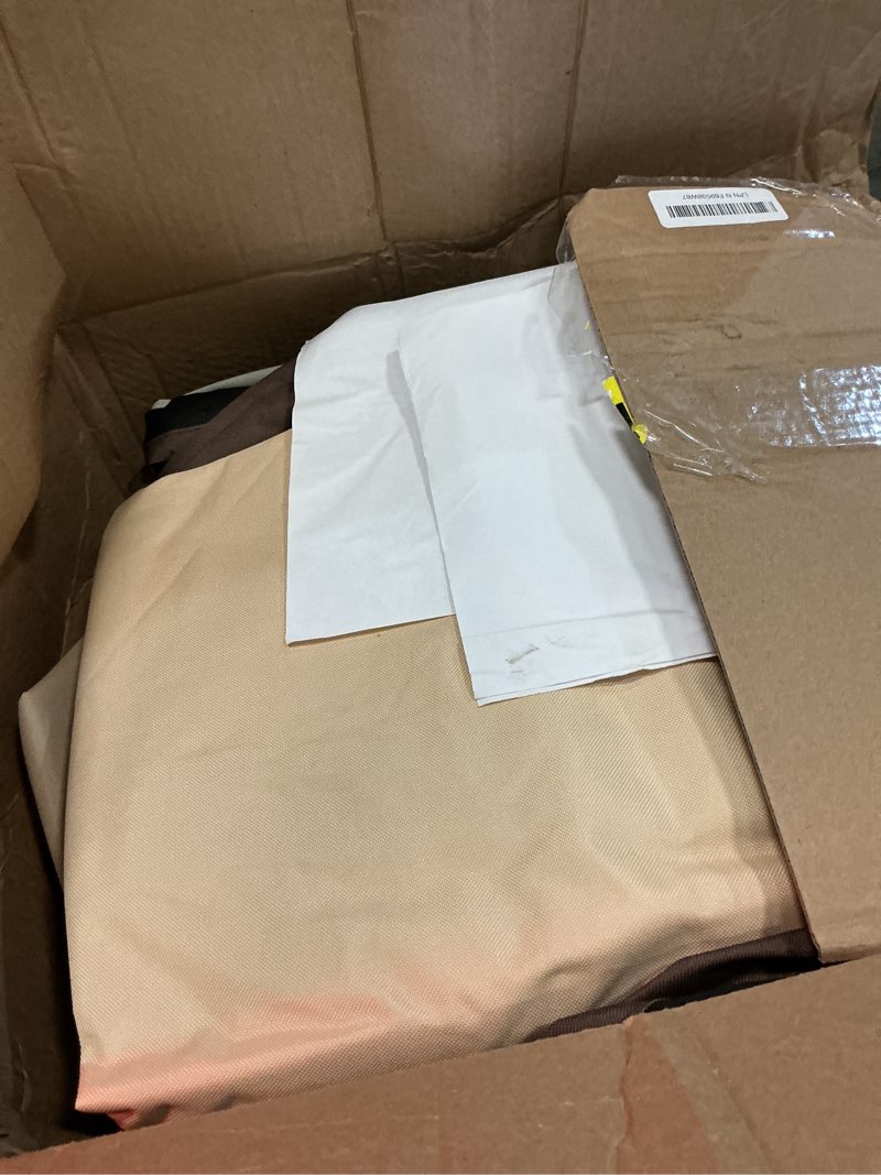 Condition photo showing Good Condition for loriano patio furniture cover set, 4 piece outdoor furniture cover waterproof, 600d heavy duty lawn patio set covers beige-600d-regular