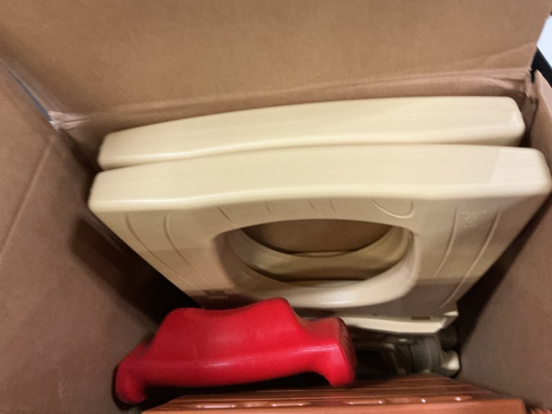 Condition photo showing Good Condition for little tikes hide and seek climber red/cream/green, 1 - 4 years