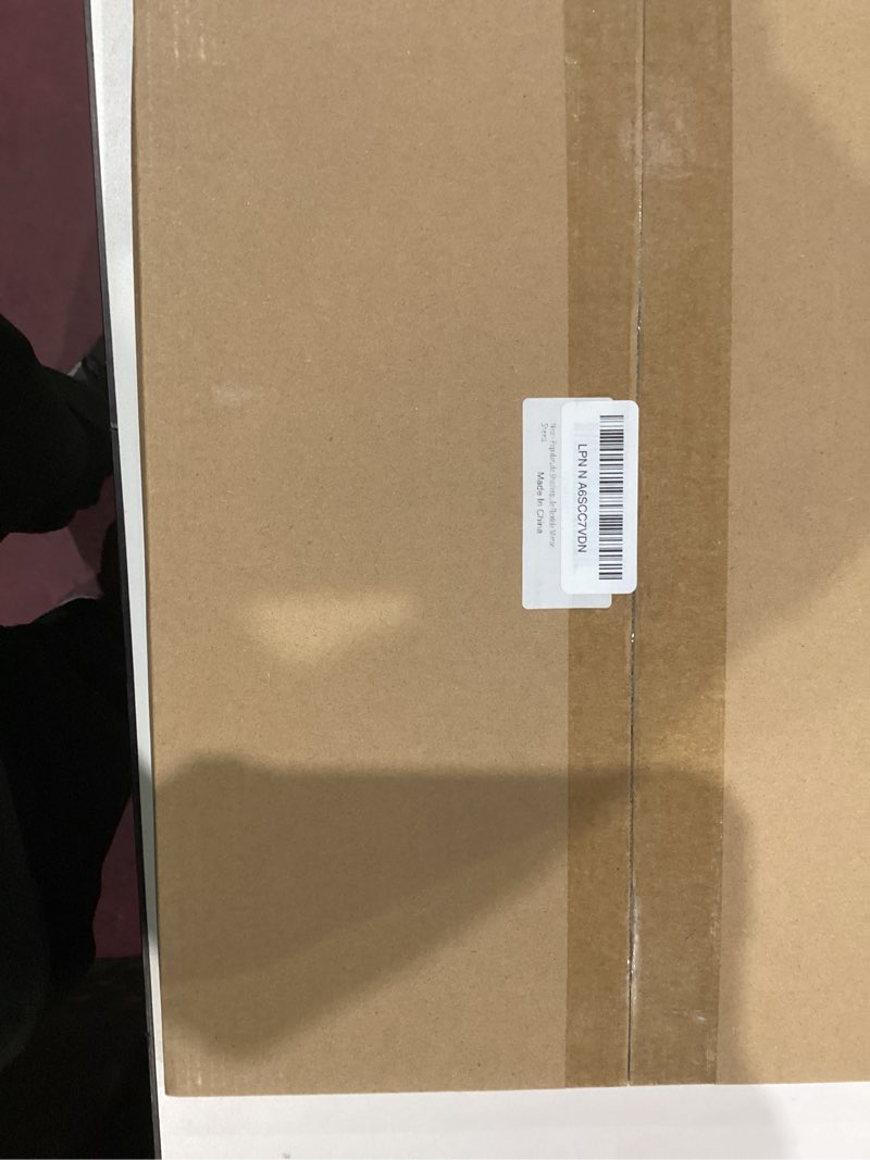 Condition photo showing As Is for Shatterproof Acrylic Mirror Tiles, 4 Pack 14x12 Inch Self-Adhesive Full Body Wall Mirrors for Bedroom, Home Gym, Bathroom & Living Room, Unbreakable Flexible Mirror Sheets
