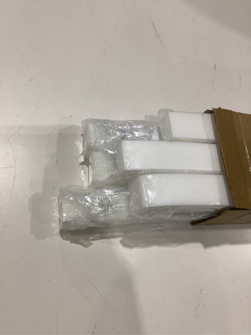 Condition photo showing Good Condition for 6 pack temporary paper blinds for indoor windows no drill, 24" w x 59" h light filtering adhesive pleated shades for windows cordless with 12 clips, room darking shades for bedroom, white white 24"w x 59"h - 6 pack