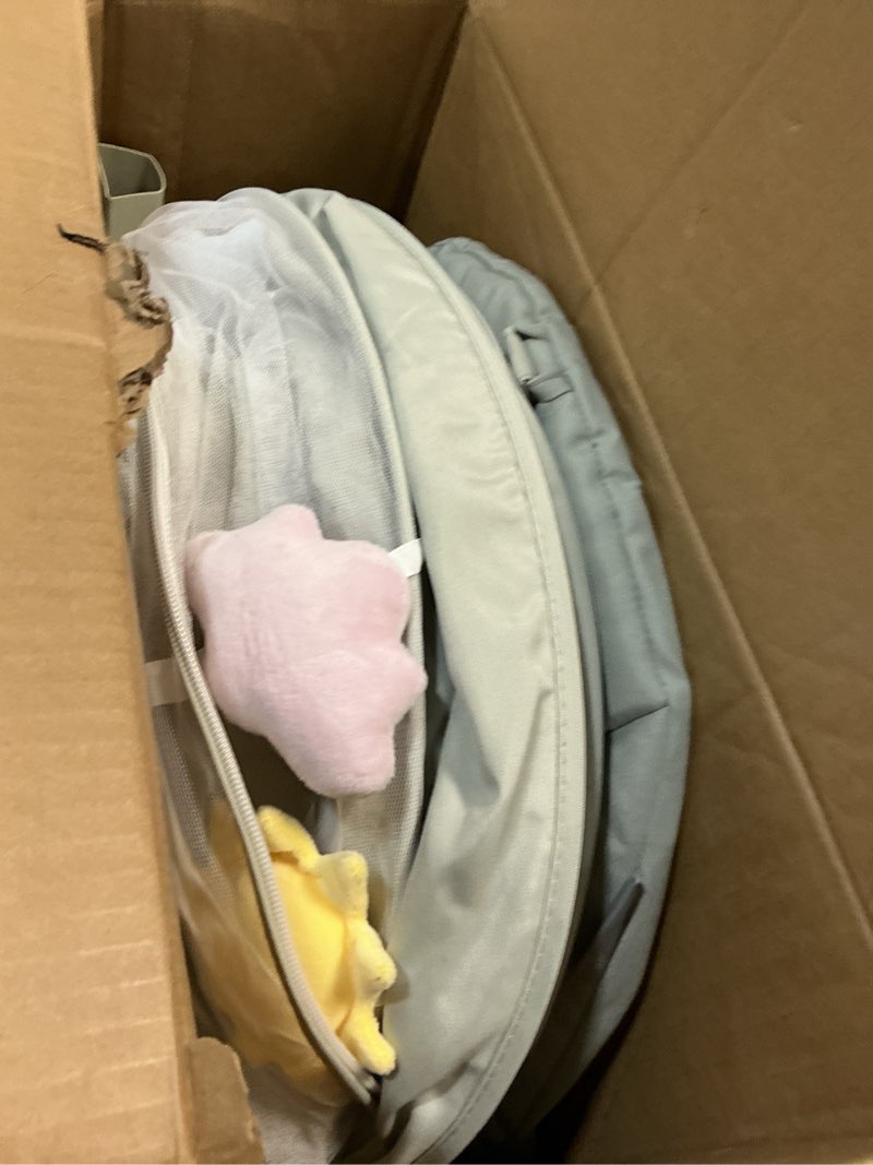 Condition photo showing As Is for Jool Baby Nova Swing for Newborns - Electric Motorized Infant Swing, Bluetooth Music, 10 Preset Melodies, Remote (Updated Model, Sage)