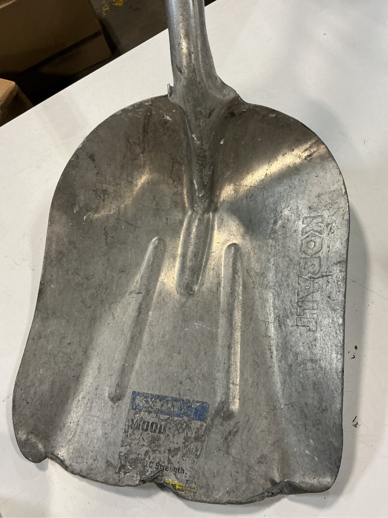 Condition photo showing As Is for kobalt 18-in fiberglass d-handle scoop