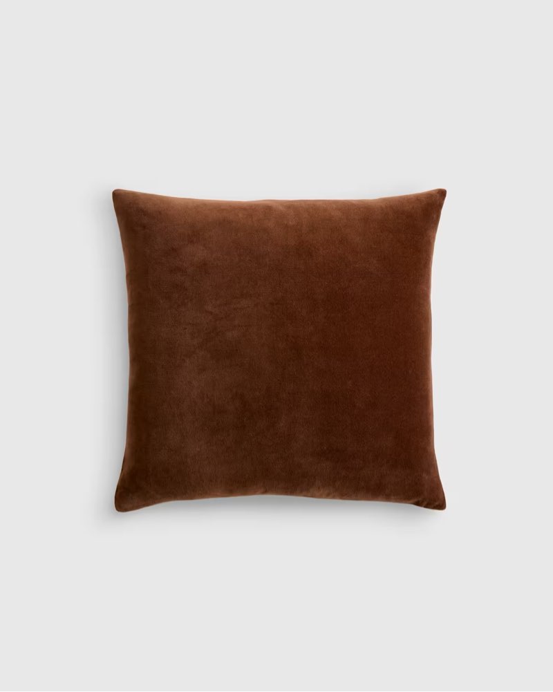 classic cotton velvet pillow cover