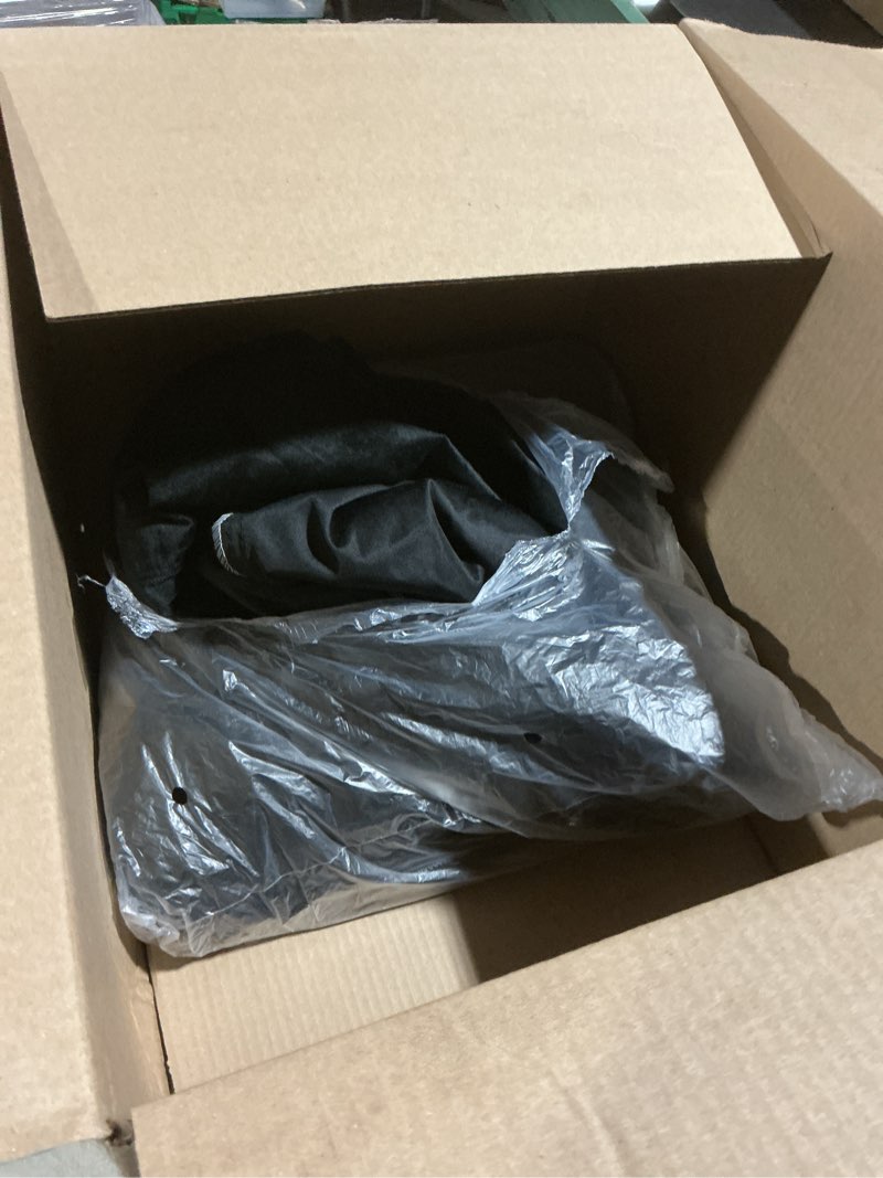 Condition photo showing As Is for Sofa Sack Bean Bag Chair Cover, 5-Feet, Black 5 ft Sack Black - Cover Only
