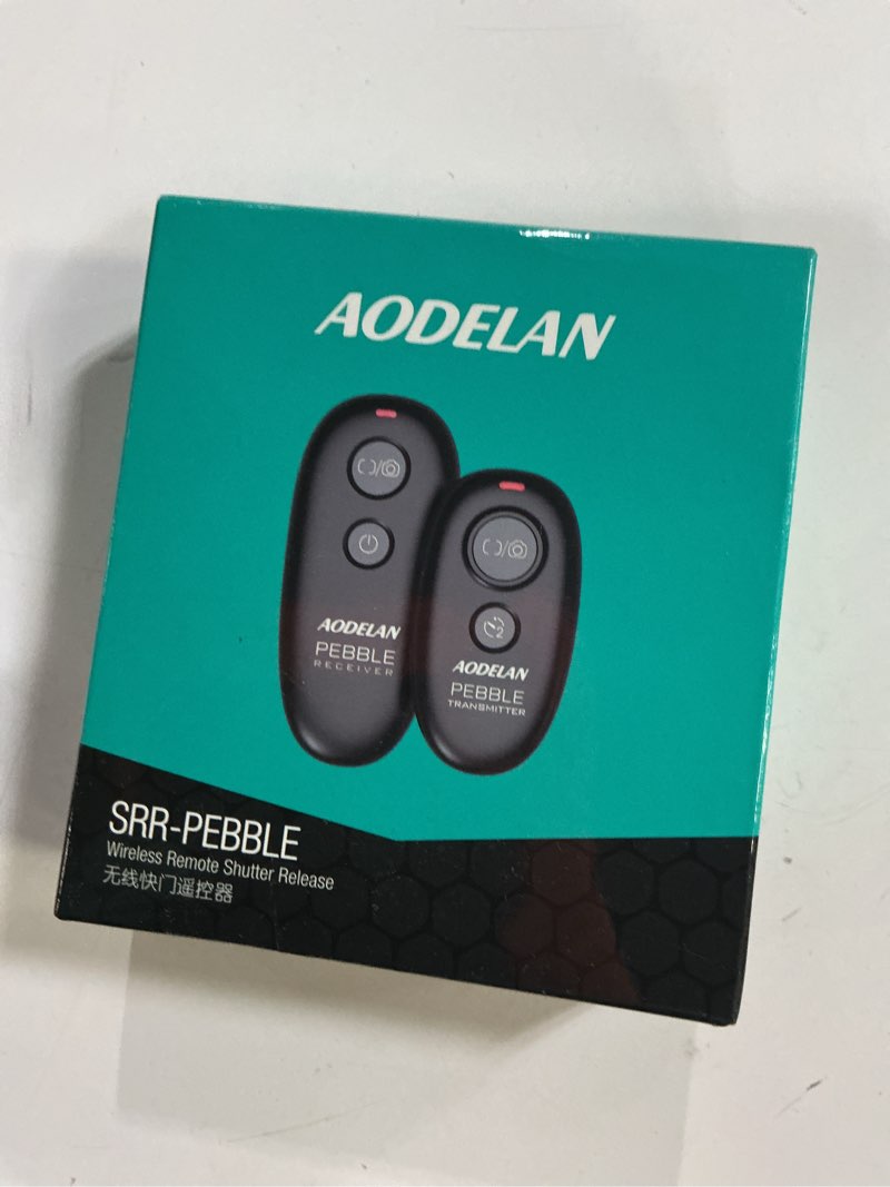 Condition photo showing New/Like New for aodelan remote shutter release for sony, camera wireless remote control for sony a7iii, a9, a7riii, a7rii, a7m3,a7m2, a7sii, a6000, hx300, rx100ii, a850, a55, a67, a77; replace rm-l1am and rm-spr1 black