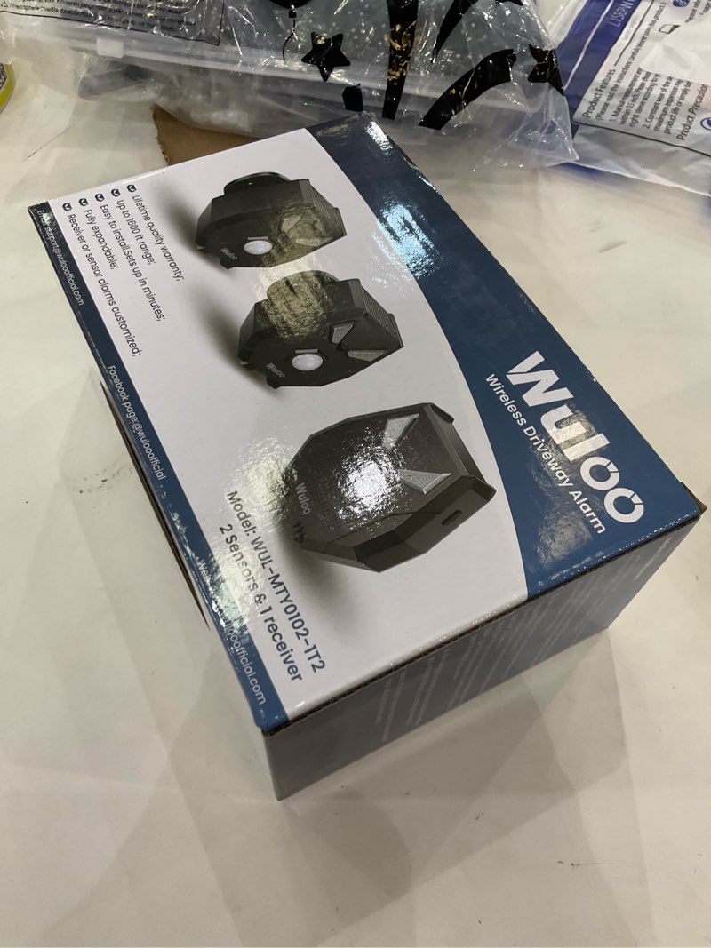 Condition photo showing New/Like New for Solar Wireless Driveway Alarm Alert Outside 2000ft Range, Outdoor Motion Sensor & Detector Driveway Alert System with Rechargeable Battery/Weatherproof/Mute Mode/Expandable(1 Receiver and 2 sensors)