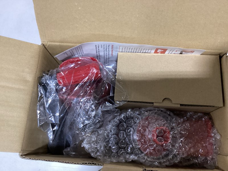 Condition photo showing New/Like New for Geedel Rotary Cheese Grater, Kitchen Mandoline Vegetable Slicer with 3 Interchangeable Blades, Easy to Clean Grater for Fruit, Vegetables, Nuts Red 3 Blades