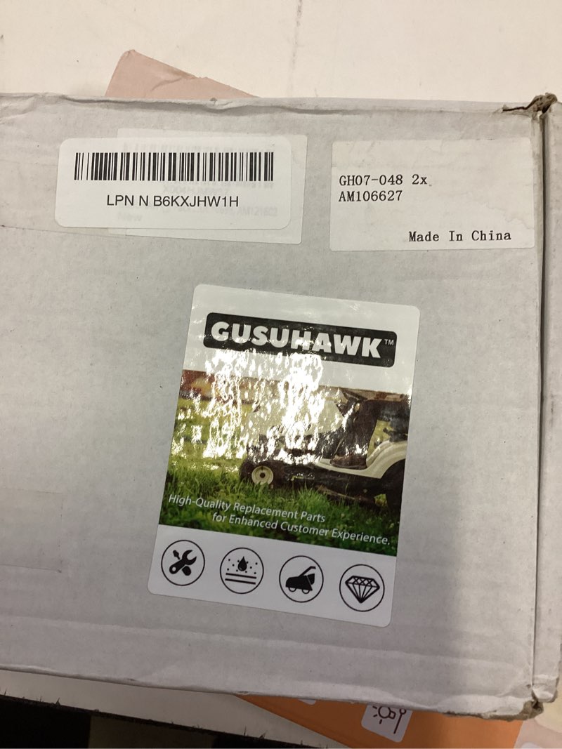 Condition photo showing New/Like New for 2 pack auc16698 idler pulley replaces john deere idler auc16698, am106627, am121602 for john deere z245 z425 265 320 345 f525 f725 lt166 lt180 lx280 stx38 x300 x500 z225 z445 z520a tractors a9 2x auc16698 / am106627