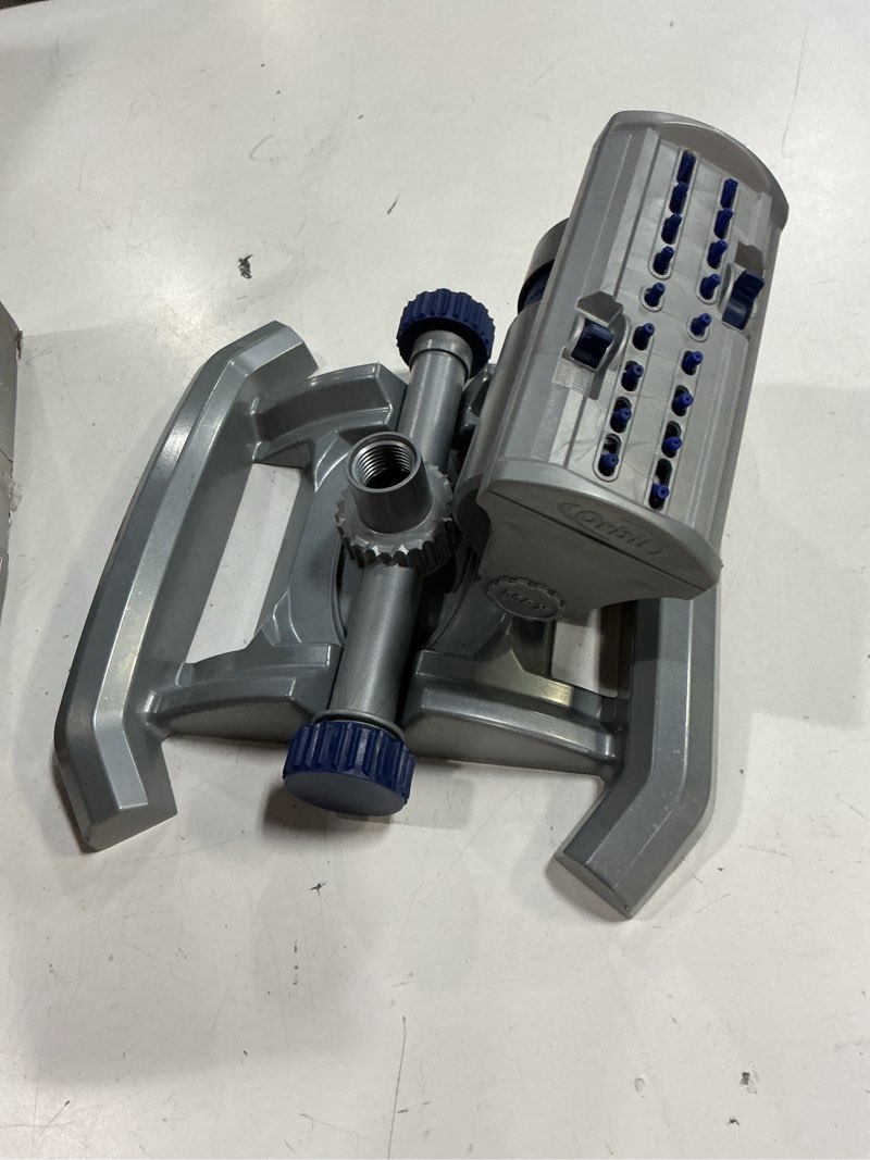Condition photo showing Good Condition for orbit max 3900-sq ft oscillating sled lawn sprinkler