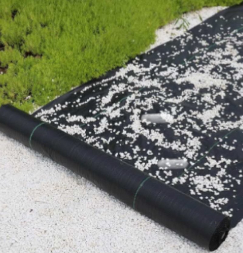 LIUJIAYI 2.4oz-4FTx300FT Weed Barrier Landscape Fabric - Durable Weed Block Gardening Ground Cover M
