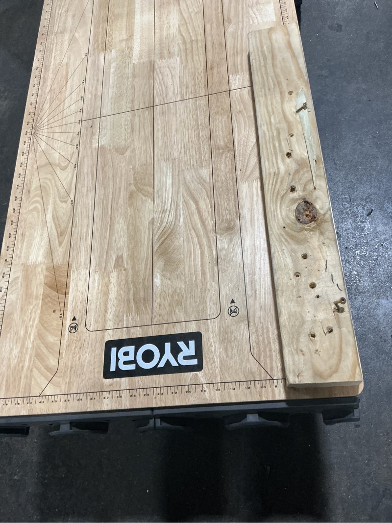 Condition photo showing As Is for ryobi speed bench mobile workstation