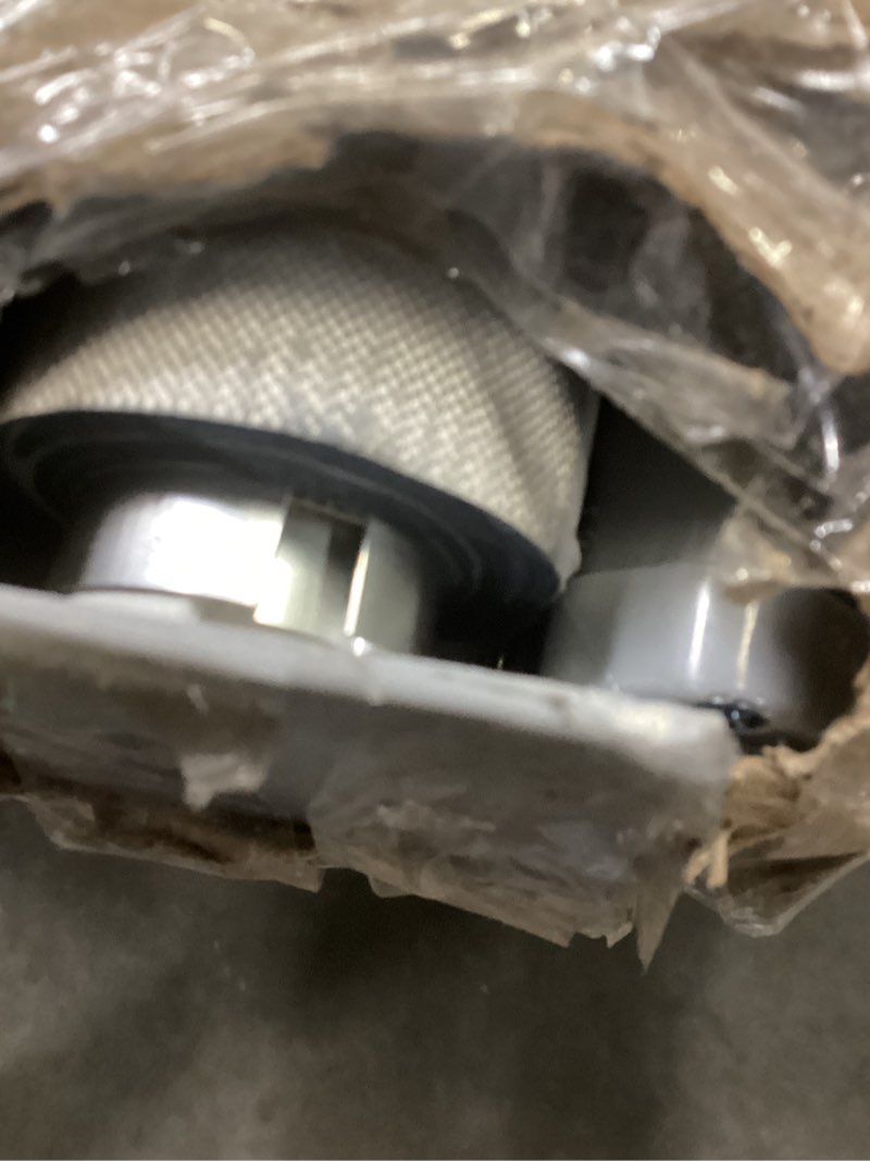 Condition photo showing As Is for AOSKY Cordless Zebra Blinds for Windows Pull Down Roller Window Shades Dual Layer Light Filtering Privacy for Day and Night, Free-Stop Door Shades for Home Easy to Install (34" W X 72" H, White) 34"W x 72"H White