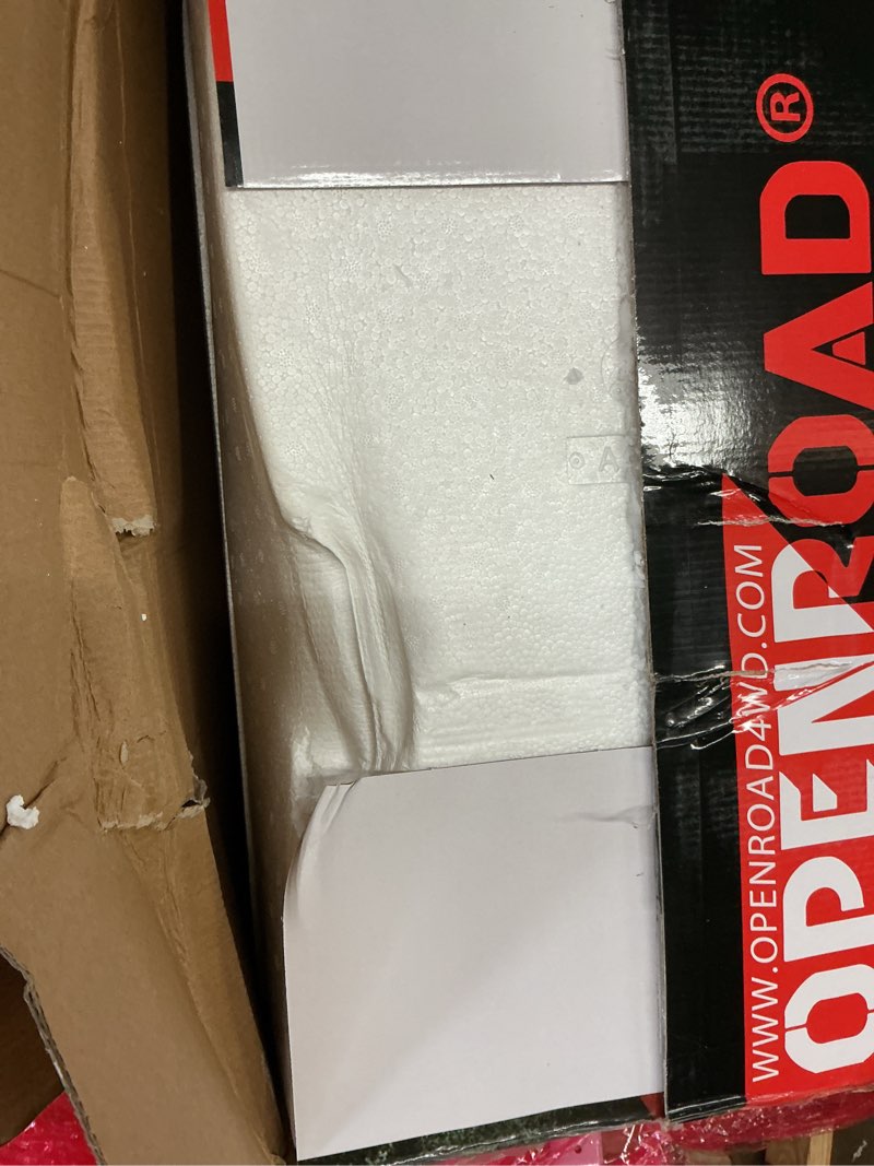 Condition photo showing New/Like New for OPENROAD 13500 lb Recovery Winch with Synthetic Rope and 2 Wireless Remotes - IP68 Waterproof 12V Electric Winch for Jeep, SUV, Truck & Trailer - Panther Series 3S