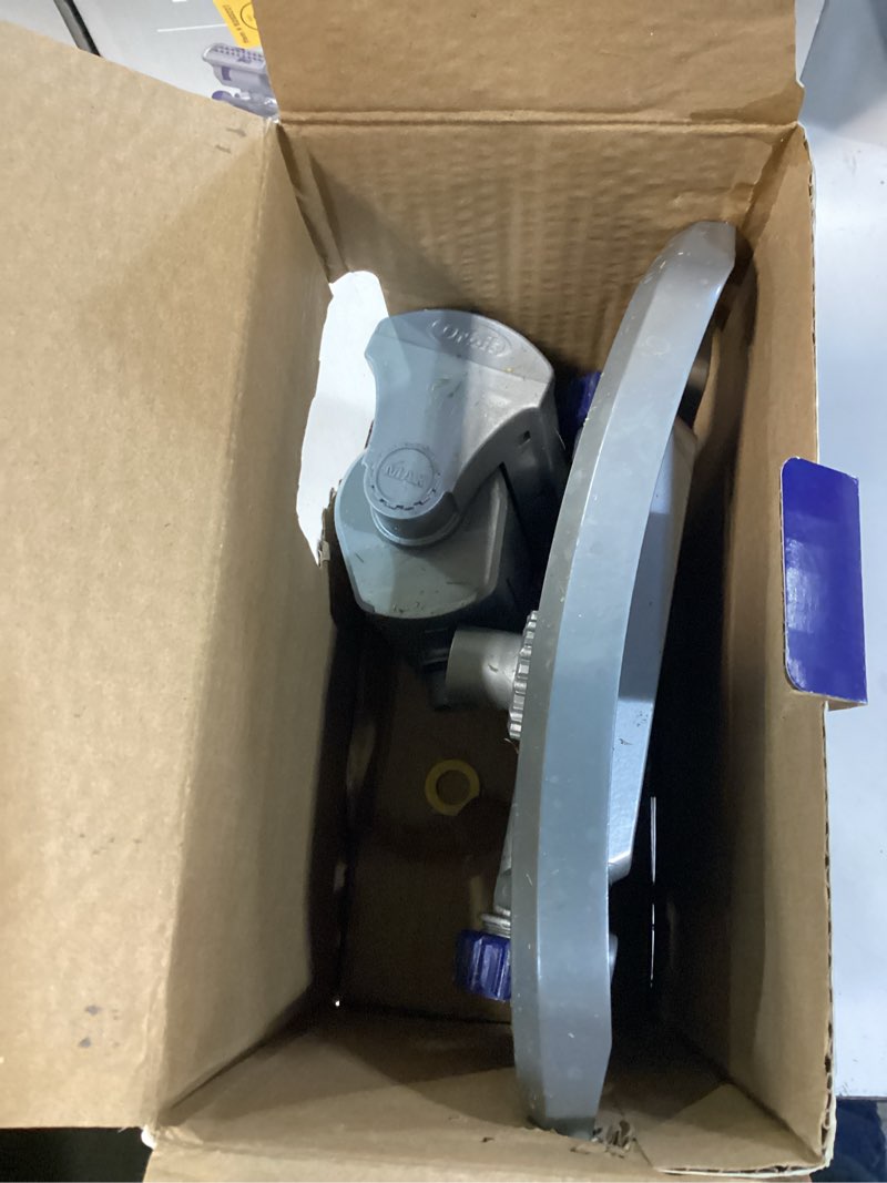 Condition photo showing As Is for orbit max 3900-sq ft oscillating sled lawn sprinkler