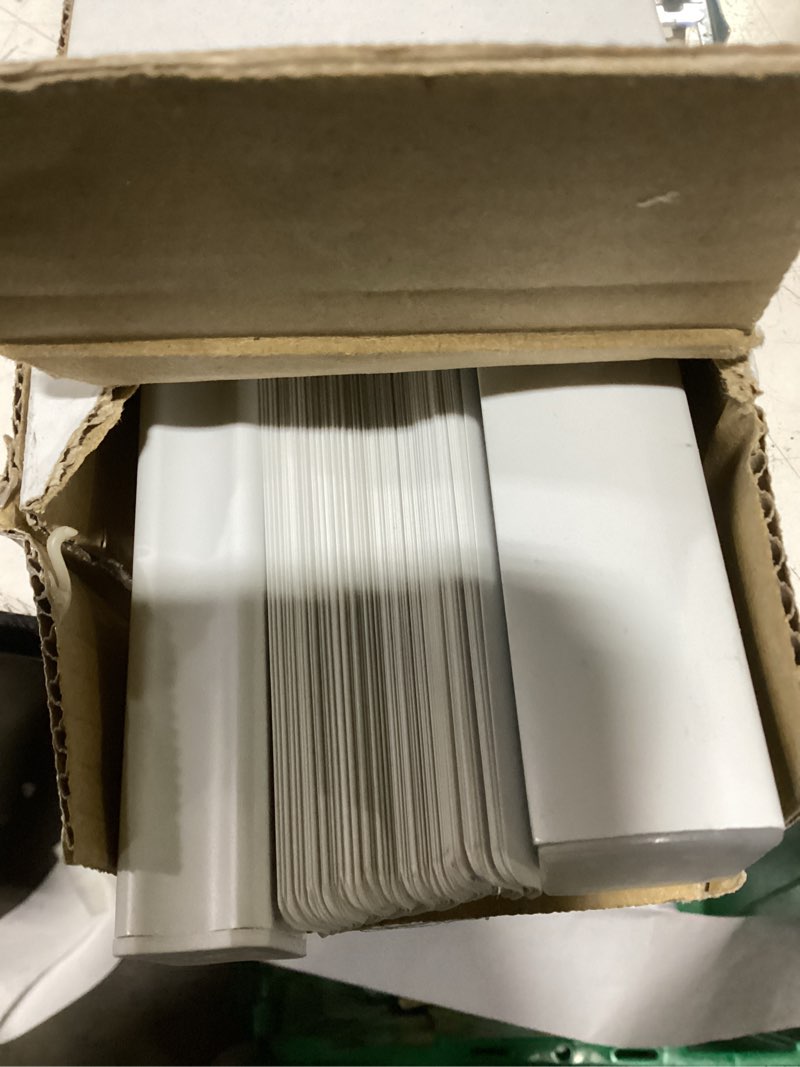 Condition photo showing Good Condition for project source light filtering 1-in slat width 46-in x 64-in cordless white vinyl light filtering mini-blinds