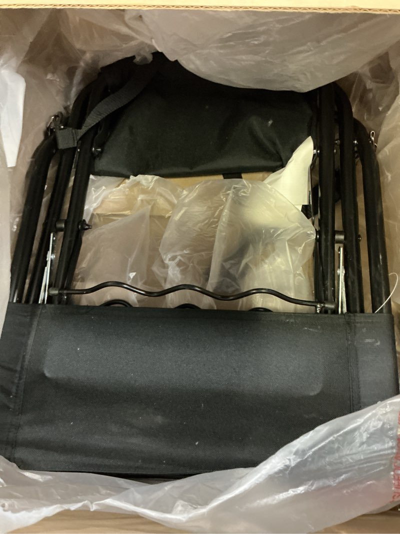 Condition photo showing As Is for x strike portable fishing chairs outdoor folding stool for adults portable camping chair for ice fishing,hunting,lawn,patio,garden,300lbs.