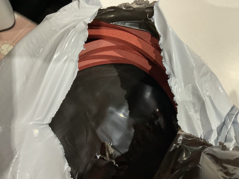 Condition photo showing As Is for lawn mower 60" deck belt made with kevlar for ariens/gravely 07200804;915216,915217,915218,915219,915228,915229,915241