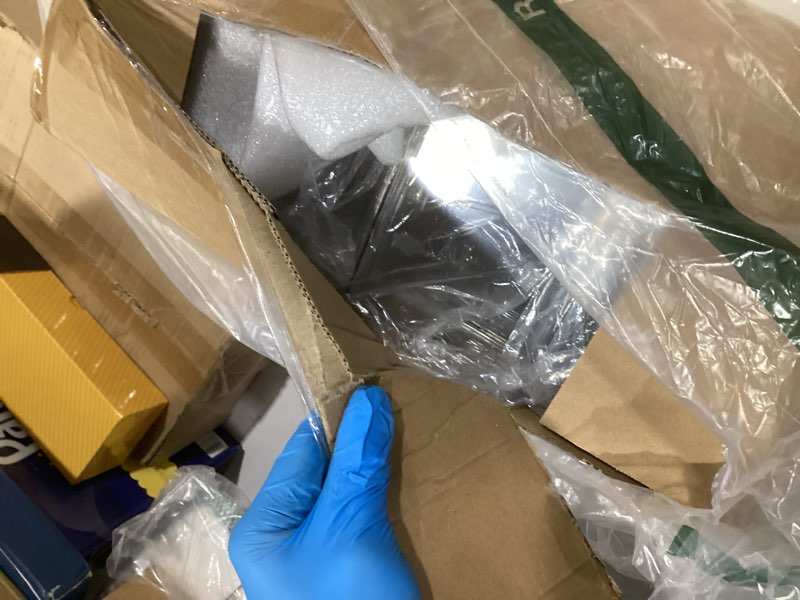 Condition photo showing As Is for 22 Drawers, Acrylic Desk Makeup Organizer, Plastic Drawers Organizer, Stackable Storage Solution for Makeup, Dresser, Office, Bathroom Clear Plastic Craft and Bead Storage Cabinet