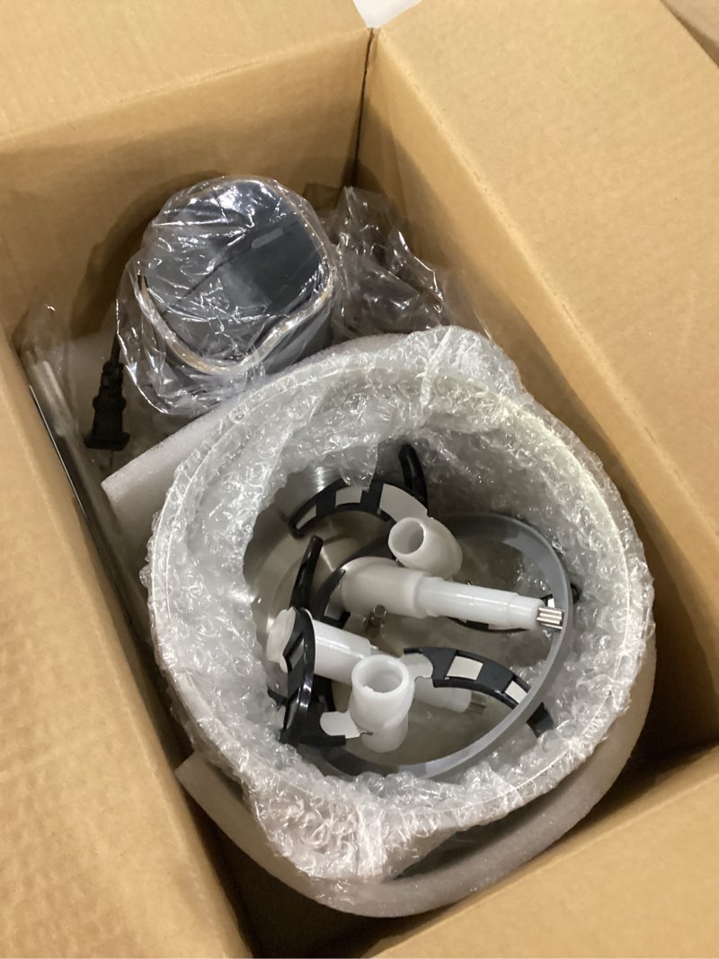 Condition photo showing Good Condition for ganiza food processor with dual bowls, 2-speed food chopper & meat grinder | 8cup stainless & 8cup glass bowls, upgraded button & smart overheat protection light - includes clean brush, 2 sets of blades silver