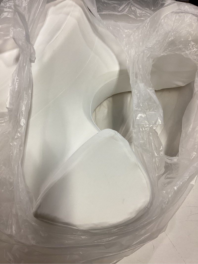 Condition photo showing Good Condition for Jaxmoon Side Sleeper Pillow for Shoulder Pain Relief, Rotator Cuff Pillow with Arm Channels for Shoulder & Neck Support, Knee Pillow for Adults Between Legs, Ergonomic Memory Foam Pillow, Cream White