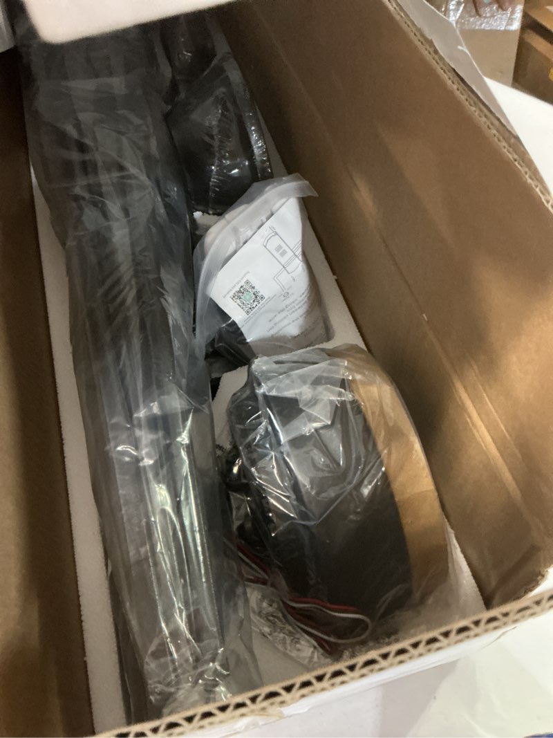 Condition photo showing Good Condition for Depuley Modern Ceiling Fan No Light with Remote, Outdoor Ceiling Fan Without Light 3 blade Low Profile Fan for Patios/Farmhouse Reversible DC Motor, 52", Black