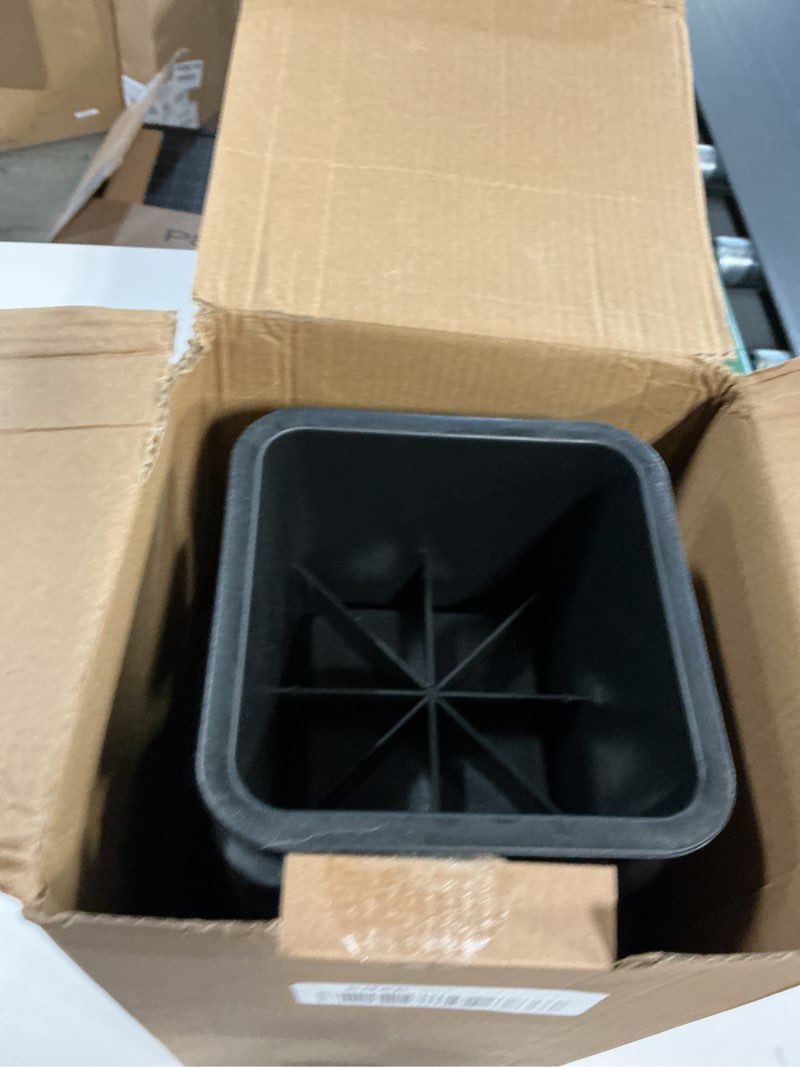 Condition photo showing New/Like New for Home It Adjustable Bed Risers - Elevation in 3, 5 or 8 Inch - Heavy Duty Stackable Furniture Risers Supports 1,300 lbs - for Under-Bed Storage, College Dorms, Table and Couch, 4 Pack Bed Lifts Black