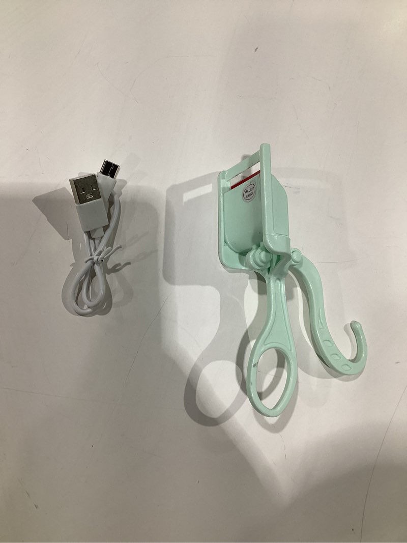Condition photo showing As Is for Heated Eyelash Curler, Fast 5s Heat up, 24 Hours Long Lasting, Rechargeable Electric Lash Curler, Temperature Control, Safe Anti-Burn Eye Lash Curler, Quick Natural Curling Lashes (Green)