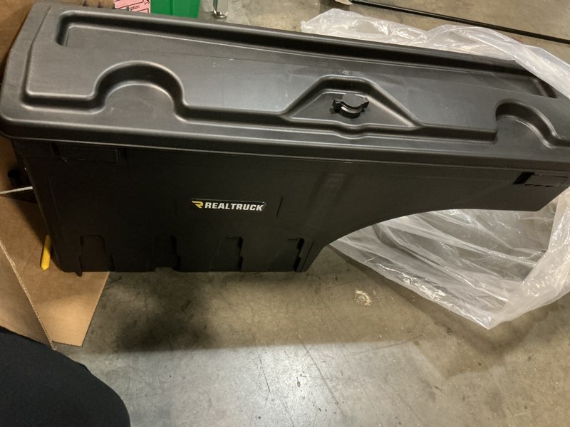 Condition photo showing New/Like New for undercover swingcase truck bed storage box | sc103d | fits 2015 - 2022 chevy/gmc colorado/canyon drivers side, black