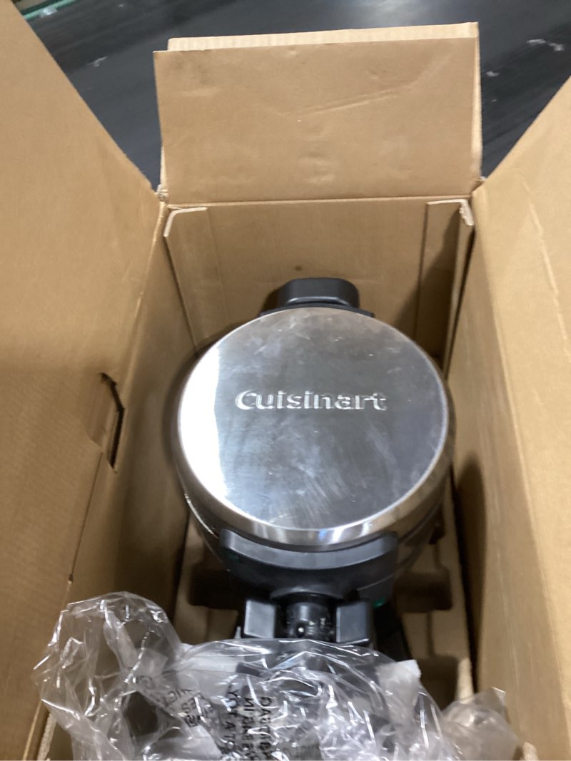 cuisinart double flip belgian waffle maker, waf-f40nas new double flip