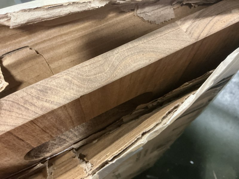 Condition photo showing Good Condition for Comfify Extra Large 35" Acacia Wood Charcuterie Serving Board - Premium Wood Grain - Gourmet Meals, 