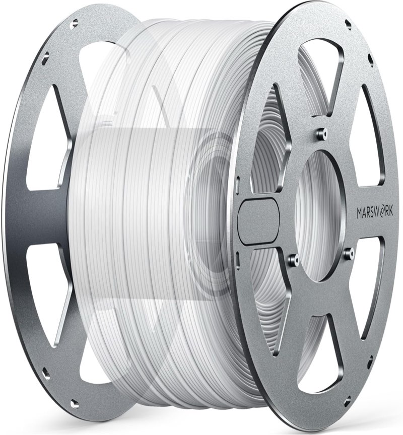 3D Printer Filament Reusable Aluminum Spool, Compatible with 1kg, 1.75mm PLA/TPU/ABS/PETG Filament, Compatible with Bambu Lab Filament Refill – Sustainable Printing Solution(Without filament) 3d Filament Reusable Spool,silver