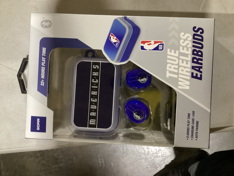 Condition photo showing Good Condition for SOAR NBA Wireless Sport Earbuds: Comfortable Fit & Convenient Charging