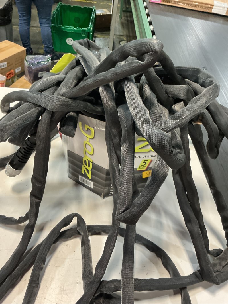 Condition photo showing As Is for teknor apex zero-g 5/8 in. d x 100 ft. l heavy duty commercial grade garden hose
