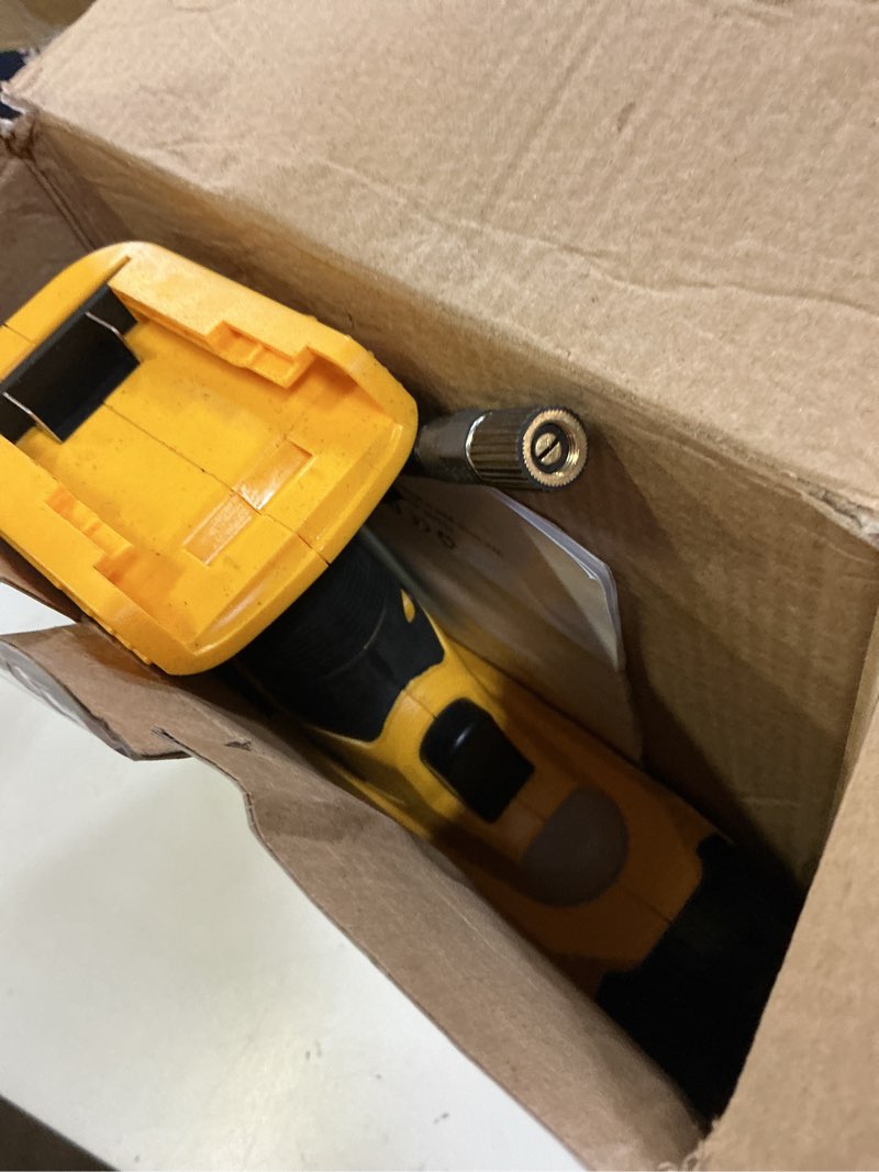 Condition photo showing As Is for livowalny tire inflator air compressor compatible with dewalt 20v battery power, 160psi cordless portable electric air pump with digital pressure gauge for car motorcycles bike ball auto (tool only)
