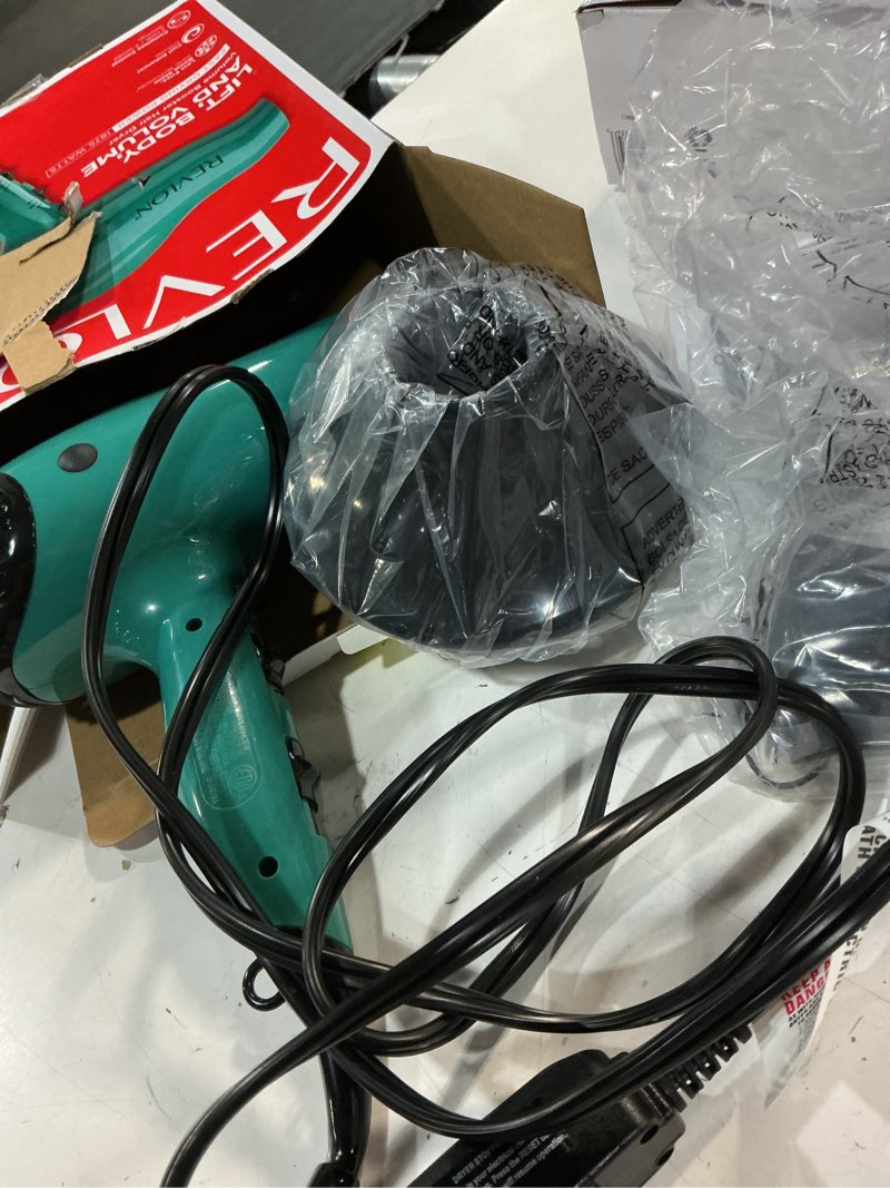 Condition photo showing Good Condition for revlon 1875w ionic volume booster hair dryer, green