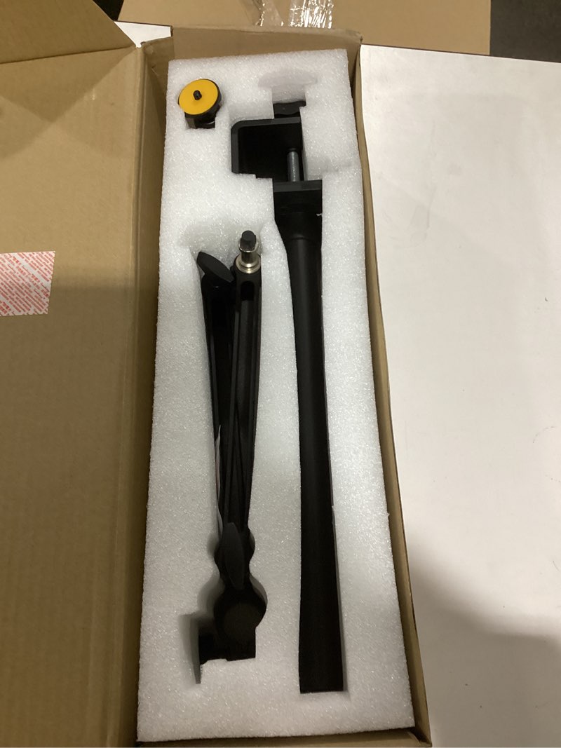 Condition photo showing Good Condition for ULANZI Camera Desk Mount Stand with Flexible Arm, Overhead Mount, Articulated Arm with 360° Rotatable Ball Head, Aluminum Desk Mounting Stand for Ring Light/DSLR Camera/Webcam/Panel Light ULS01