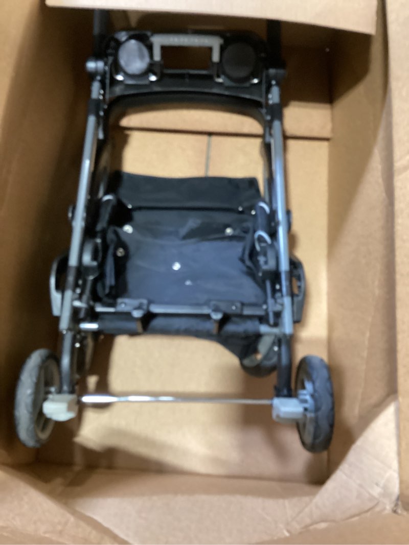 Condition photo showing As Is for graco gomax frame stroller, accepts all graco infant car seats, backpack style lightweight travel stroller frame ace