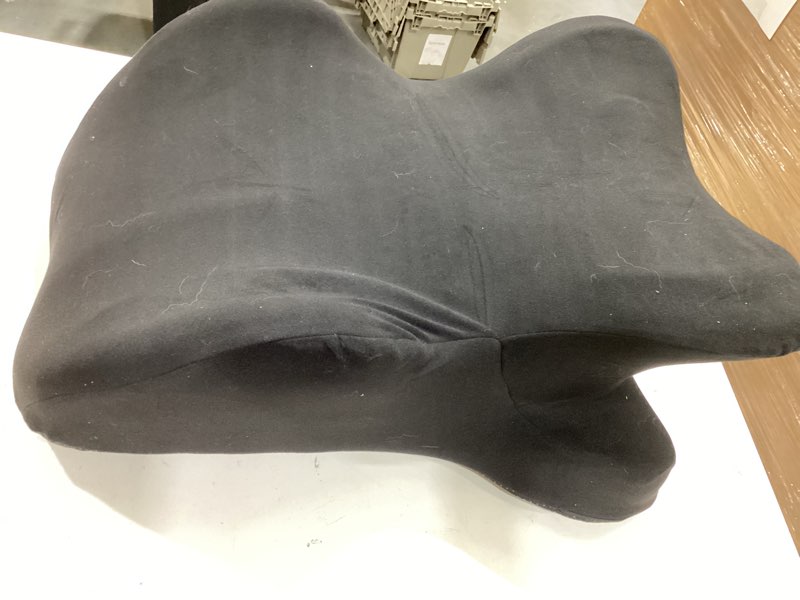 Condition photo showing As Is for ergonomic memory foam wedge pillow, 27° angled support for neck and waist, multi-position support pillow - black (plus size 25.5 * 21.5 * 11.8 inch)