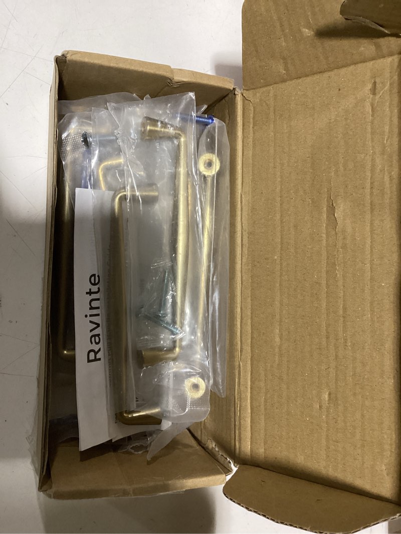 Condition photo showing New/Like New for Ravinte 10 Pack 5 Inch Champagne Bronze Kitchen Cabinet Handles Solid Zinc Alloy Cabinet Pulls Cupboard Hardware Drawer Handles 5 inches Hole Center Champagne Bronze 10