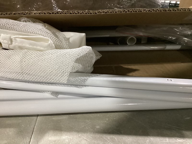 Condition photo showing Good Condition for baby bed rail guard for toddlers -59" toddler bed rails for twin, full, queen, king bunk size bed swing down bedrail extral tall child safety side railing guards for kids white 59 inch white